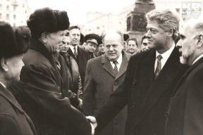 32 года назад Беларусь посетили Билл и Хиллари Клинтон